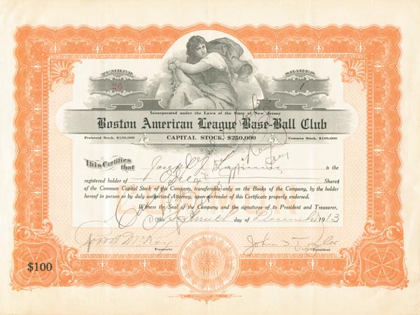 Boston American League Base-Ball Club